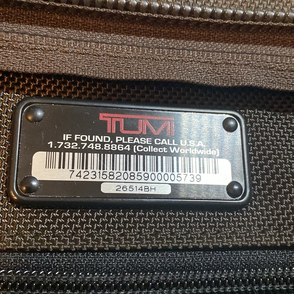 Tumi 2-way business bag briefcase organizer brief Brown - Picture 17 of 17